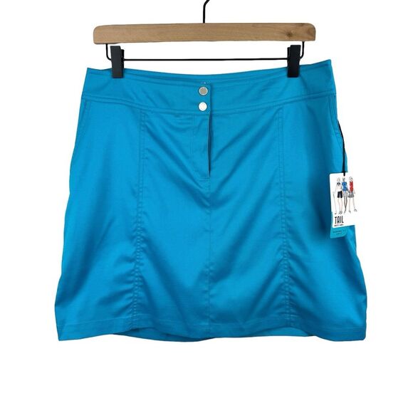 Tail Turquoise Blue Golf Tennis Skort NEW Sz 6 Active Stretch Inside Pocket - Picture 8 of 8